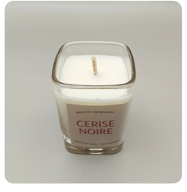 Bougie cerise noire